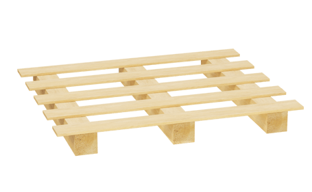 Zweiwegepalette Draufsicht © Weck-Holz GmbH Leonberg, Oberpfalz