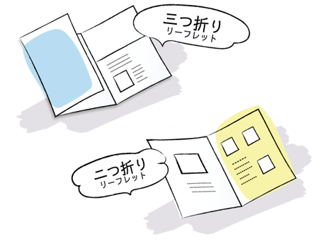 リーフレットの種類