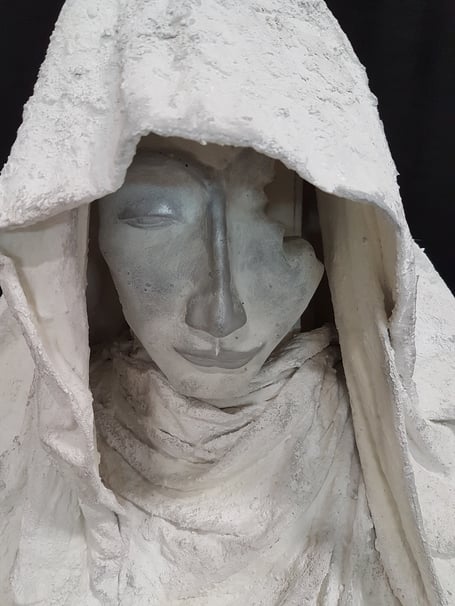 Buddha in Steinwandbild - Julianundlasaroff - Steinwandbeleuchtung - Kunst - Claudia Gross - Claudia Lasaroff - Julian Gross