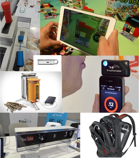 Wink, Lego Sac à dos connecté AMPL Labs, BioLite, Breathometer, Flap It