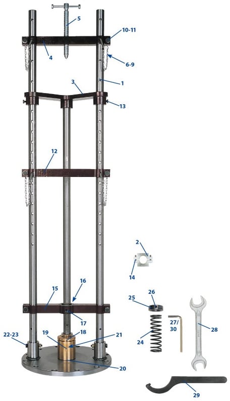Druckluftmotore, Antriebe, Anbohrmotore, Anbohrmaschinen, Bohrmaschinen, Anbohrgeräte, Anbohrständer, Perfekt 3, Gasleitungen anbohren, Wasserleitungen anbohren, Fräser, Zentrierbohrer, Lochfräser, Sägekranzfräser, Zwischenflansch, Flanschadapter