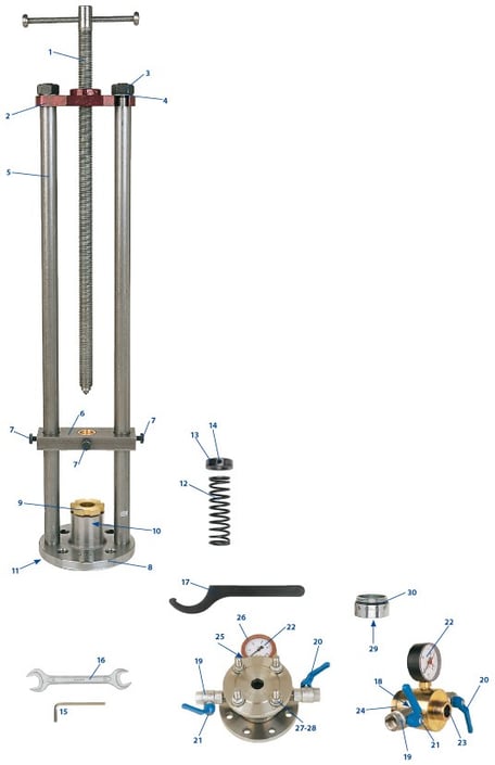 Druckluftmotore, Antriebe, Anbohrmotore, Anbohrmaschinen, Bohrmaschinen, Anbohrgeräte, Anbohrständer, Perfekt 3, Gasleitungen anbohren, Wasserleitungen anbohren, Fräser, Zentrierbohrer, Lochfräser, Sägekranzfräser, Zwischenflansch, Flanschadapter