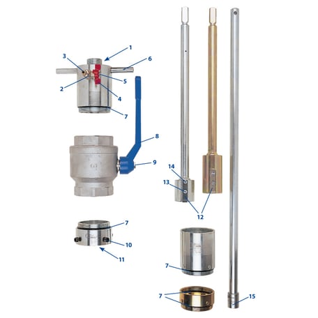 PE Anbohrsystem, Anbohrmotore, Anbohrmaschinen, Bohrmaschinen, Anbohrgerät, Anbohrständer, Perfekt 3, Gasleitungen anbohren, Wasserleitungen anbohren, Fräser, Zentrierbohrer, Lochfräser, Sägekranzfräser