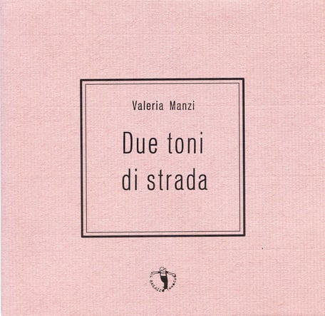 copertina con stampa tipografica in nero