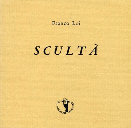 copertina con stampa tipografica in nero