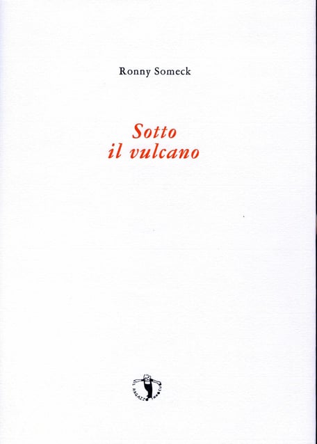 copertina con stampa tipografica a due colori