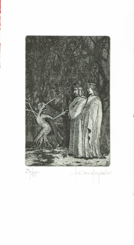 acquaforte originale di Luciano Ragozzino