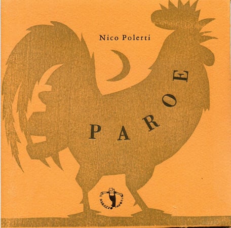 copertina con stampa tipografica e xilografia originale