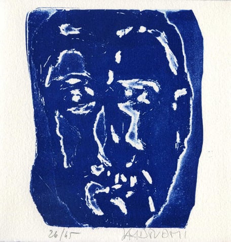 acquaforte originale dell'autore numerata e firmata - lastra 140x115 mm