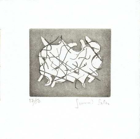 incisione originale dell'autore numerata e firmata