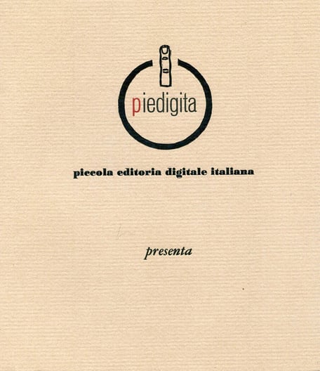 copertina con stampa tipografica a due colori