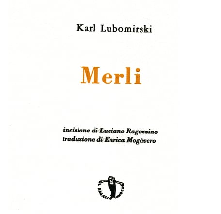 frontispizio con stampa tipografica a due colori