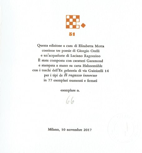 colophon numerato 