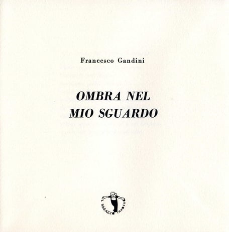 frontespizio con stampa tipografica in nero