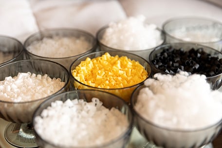 中材のイメージ写真　固さはお好みによってお選びいただけます