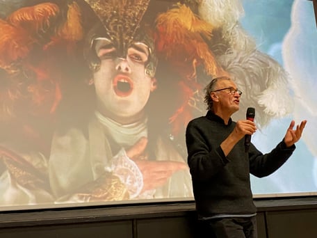 Dans les coulisses du film "Farinelli" en compagnie de Jean-Paul Mugel Photos Jean-Louis Burési