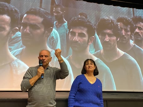 Hibat et Fereshteh,: leur propre destin entre l'Iran et la France est raconté dans le film réalisé par leur fils Kheiron. Photos Jean-Louis Burési