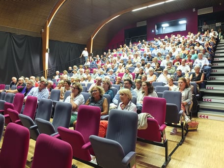 De très nombreux adhérents et cinéphiles ont assisté à la projection du film "Sous le ciel d'Alice"