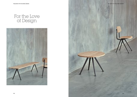 Art direction and book design by Marijke Lucas - Lucas & Lucas, for Ahrend and HAY - Chapter: Relaunch of an Iconic Design - For the Love of Design