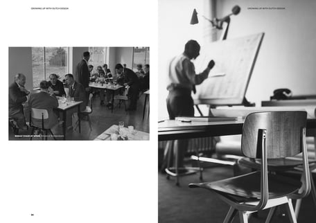 Art direction and book design by Marijke Lucas - Lucas & Lucas, for Ahrend and HAY - Chapter: Growing Up with Dutch Design