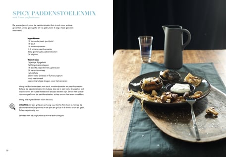 Book design and illustrations by Marijke Lucas - Lucas & Lucas for TERRA - Spread from the chapter STARTERS