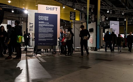 exhibition design for DESIGN UNITED / 4TU: TILT-SHIFT - Reframing Futures / Dutch Design Week 2019