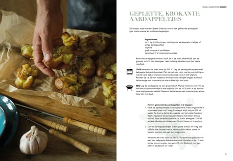 Book design and illustrations by Marijke Lucas - Lucas & Lucas for TERRA - Spread from the chapter VEGETABLES