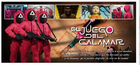 fiesta temática El Juego del Calamar