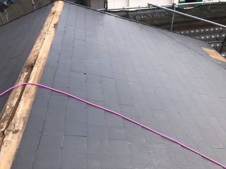 千葉市の屋根カバー工法の工事前