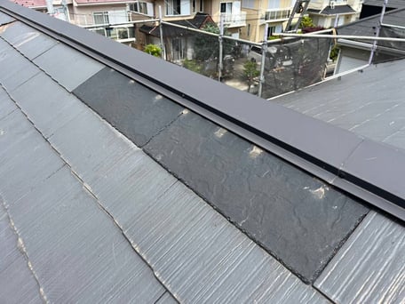 脱落部分の補修後