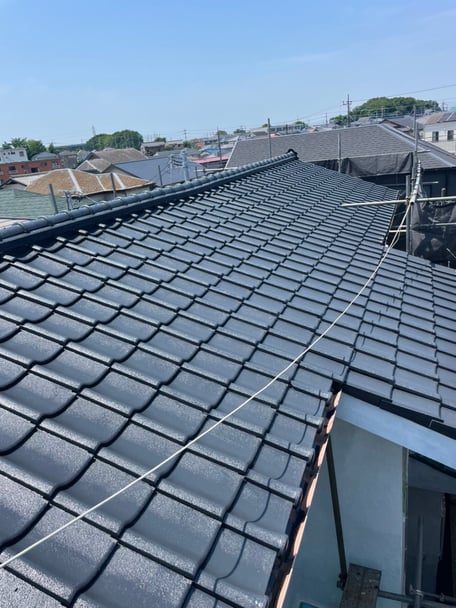 施工後の瓦屋根