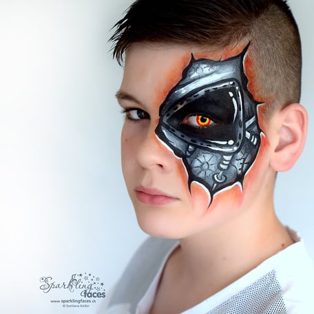 Kinderschminken_Vorlagen; Schminkfarben_kaufen_Schweiz; Kinderschminken_Kurse; einfach; Halloween