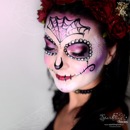 Kinderschminken_Vorlagen; Schminkfarben_kaufen_Schweiz; Kinderschminken_Kurse; einfach; Halloween