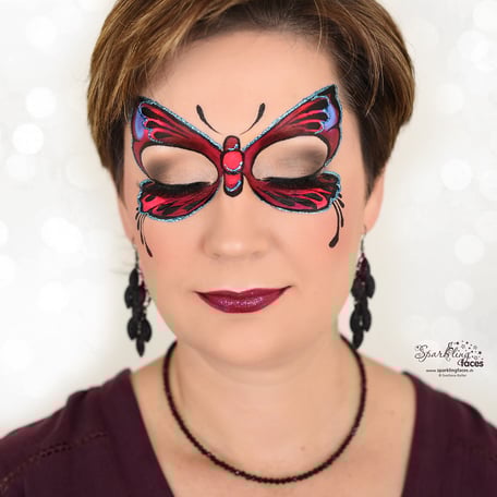 Kinderschminken_Vorlagen; Schminkfarben_kaufen_Schweiz; Kinderschminken_Kurse; einfach; Schmetterling