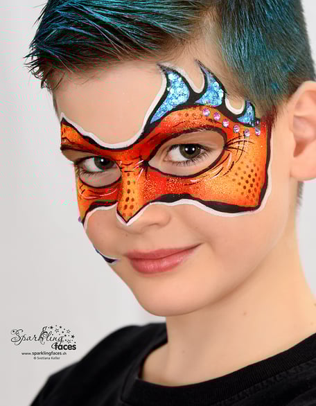 Kinderschminken_Vorlagen; Schminkfarben_kaufen_Schweiz; Kinderschminken_Kurse; Svetlana_Keller; face_painting; Ballonmodellieren; Ballonmodellage; Airbrush_Tattoos; einfach; Drache