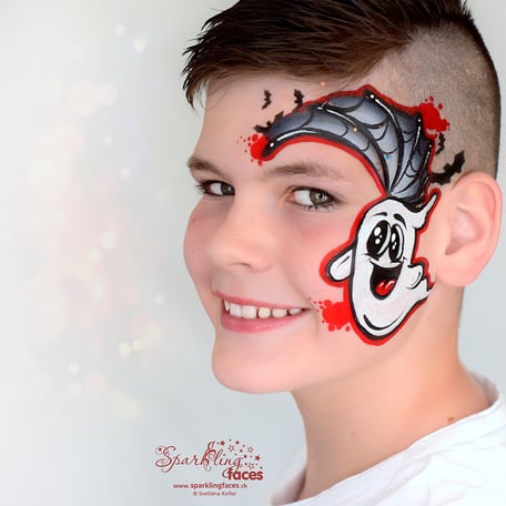 Kinderschminken_Vorlagen; Schminkfarben_kaufen_Schweiz; Kinderschminken_Kurse; einfach; Halloween