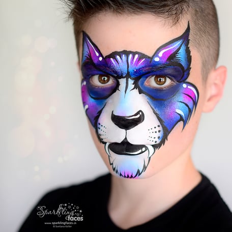 Kinderschminken_Vorlagen; Schminkfarben_kaufen_Schweiz; Kinderschminken_Kurse; einfach; Kürbis