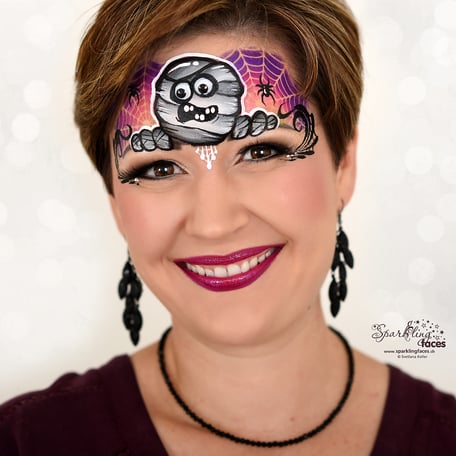 Kinderschminken_Vorlagen; Schminkfarben_kaufen_Schweiz; Kinderschminken_Kurse; einfach; Kürbis