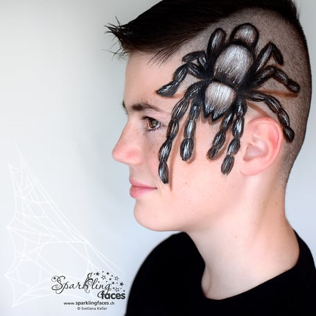 Kinderschminken_Vorlagen; Schminkfarben_kaufen_Schweiz; Kinderschminken_Kurse; einfach; Kürbis