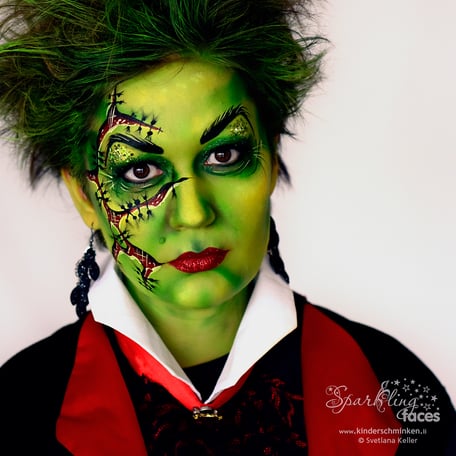 Kinderschminken_Vorlagen; Schminkfarben_kaufen_Schweiz; Kinderschminken_Kurse; einfach; Totenkopf