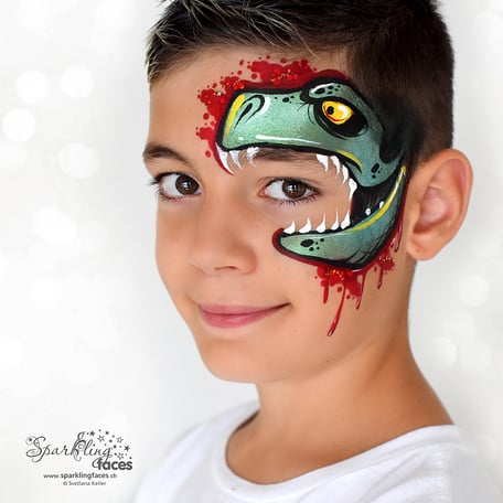 Kinderschminken_Vorlagen; Schminkfarben_kaufen_Schweiz; Kinderschminken_Kurse; einfach; Kürbis