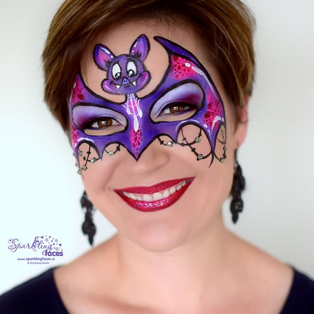 Kinderschminken_Vorlagen; Schminkfarben_kaufen_Schweiz; Kinderschminken_Kurse; Svetlana_Keller; face_painting; Ballonmodellieren; Ballonmodellage; Airbrush_Tattoos; einfach; Batman