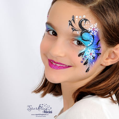 Kinderschminken_Vorlagen; Schminkfarben_kaufen_Schweiz; Kinderschminken_Kurse; Svetlana_Keller; Ballonmodellieren; Ballonmodellage; Airbrush_Tattoos; einfach; Eiskönigin