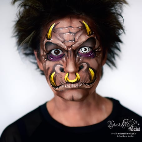 Kinderschminken_Vorlagen; Schminkfarben_kaufen_Schweiz; Kinderschminken_Kurse; einfach; Halloween