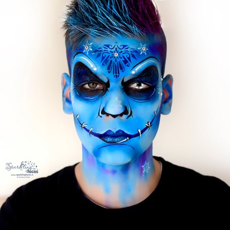 Kinderschminken_Vorlagen; Schminkfarben_kaufen_Schweiz; Kinderschminken_Kurse; einfach; Kürbis