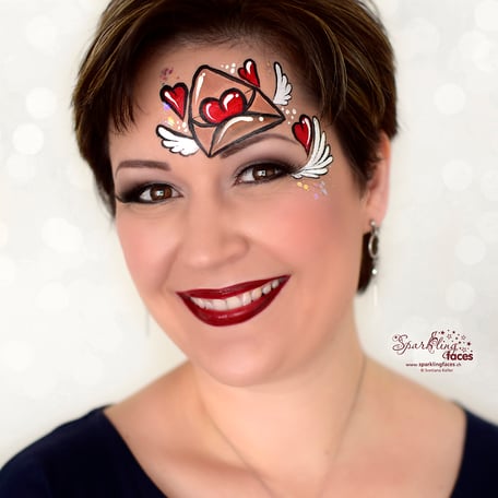 Kinderschminken_Vorlagen; Schminkfarben_kaufen_Schweiz; Kinderschminken_Kurse; Svetlana_Keller; Ballonmodellieren; Ballonmodellage; Airbrush_Tattoos; einfach; Herz