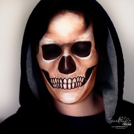 Kinderschminken_Vorlagen; Schminkfarben_kaufen_Schweiz; Kinderschminken_Kurse; einfach; Halloween