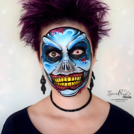 Kinderschminken_Vorlagen; Schminkfarben_kaufen_Schweiz; Kinderschminken_Kurse; einfach; Halloween