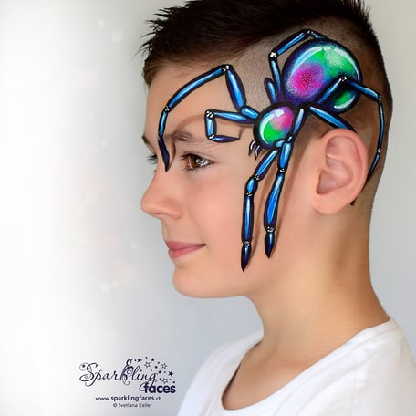 Kinderschminken_Vorlagen; Schminkfarben_kaufen_Schweiz; Kinderschminken_Kurse; einfach; Kürbis