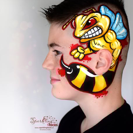 Kinderschminken_Vorlagen; Schminkfarben_kaufen_Schweiz; Kinderschminken_Kurse; einfach; Halloween